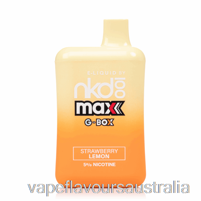 Vape Australia GBOX x Naked 100 5500 Disposable Strawberry Lemon